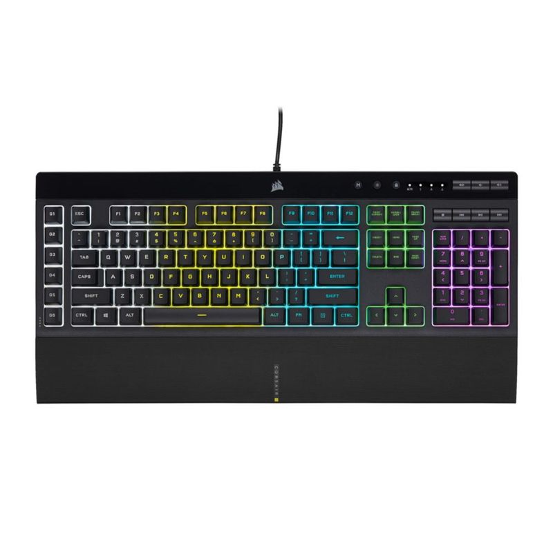Teclado Corsair K55 RGB PRO Negro Cableado