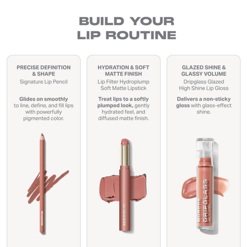 Lápiz delineador de labios MORPHE Brulee 005 oz Cremoso de larga duración