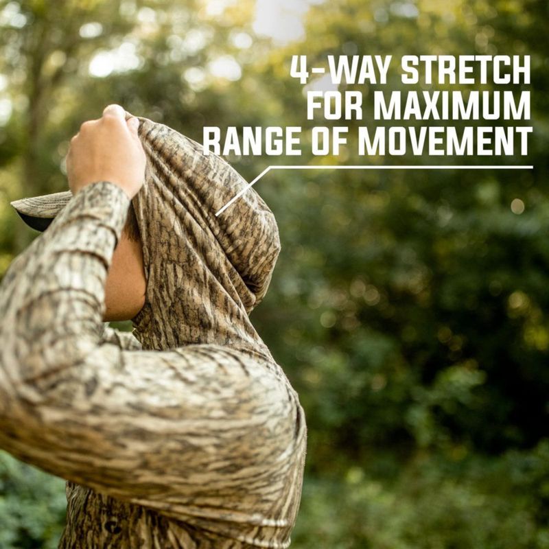 Sudadera con capucha de camuflaje Bottomland de Mossy Oak talla Grande