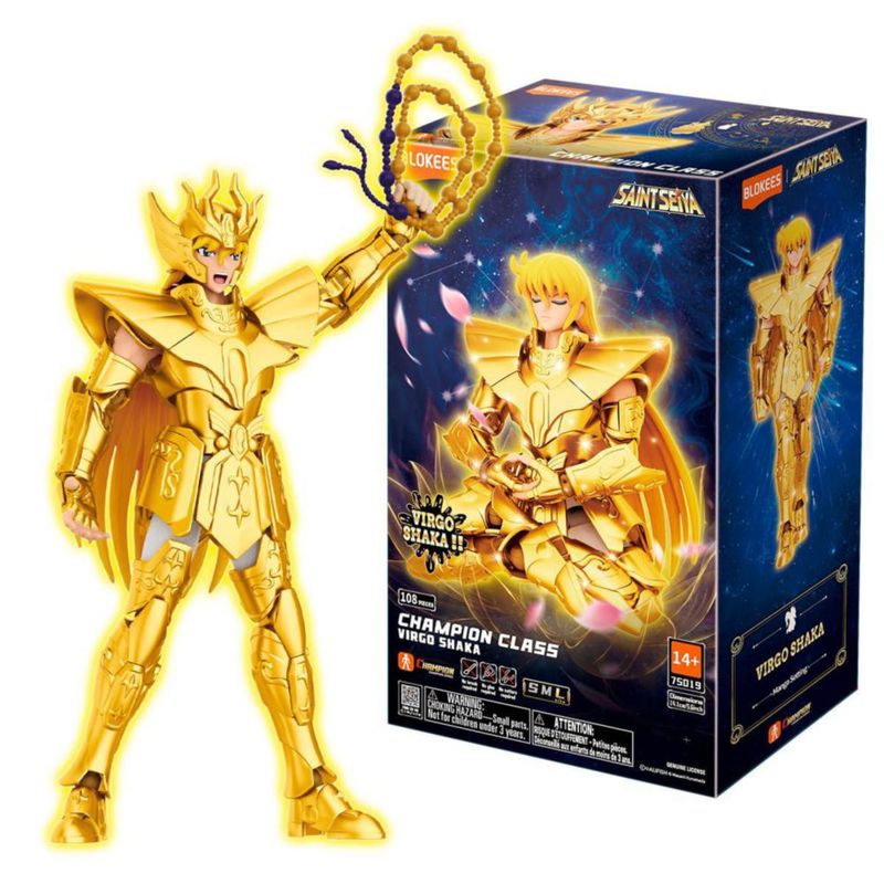 Figura de juguete BLOKEES Saint Seiya CC16 Virgo Shaka 14+