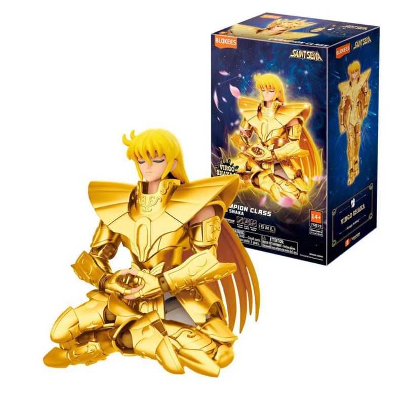 Figura de juguete BLOKEES Saint Seiya CC16 Virgo Shaka 14+