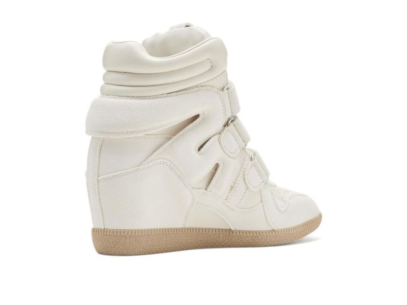 Zapatilla Steve Madden Mavis de ante blanco talla 10