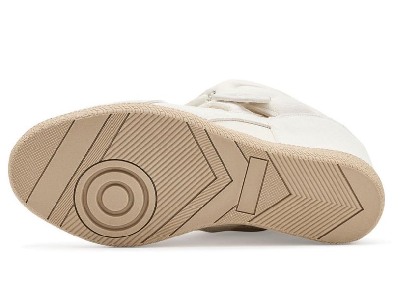 Zapatilla Steve Madden Mavis de ante blanco talla 10