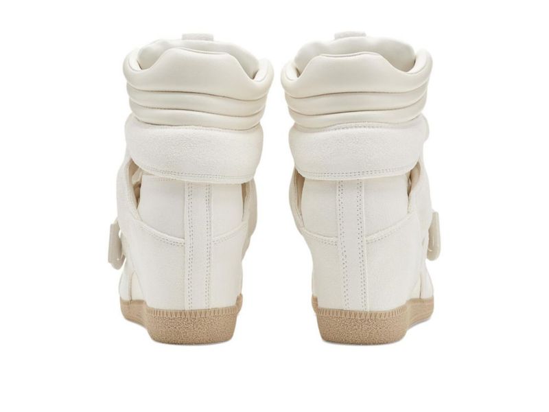 Zapatilla Steve Madden Mavis de ante blanco talla 10