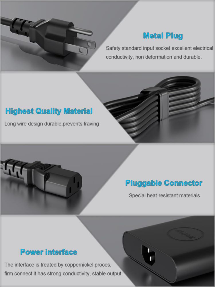 Cargador de CA HSXIRQA 240W para Dell Alienware Precision