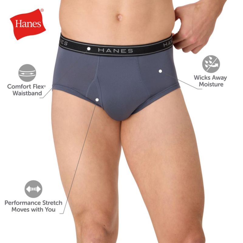 Calzoncillos Hanes Performance Pack de 6 con absorción de humedad