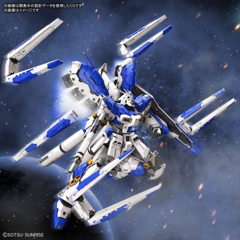 Kit de modelo BANDAI RG 1/144 Hi‑Nu Gundam: Contraataque de Char