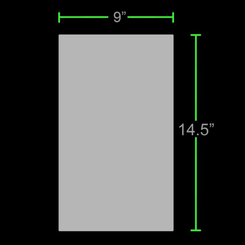 Hojas de laminado Apache 23x37 cm 3 mil (paquete de 25)