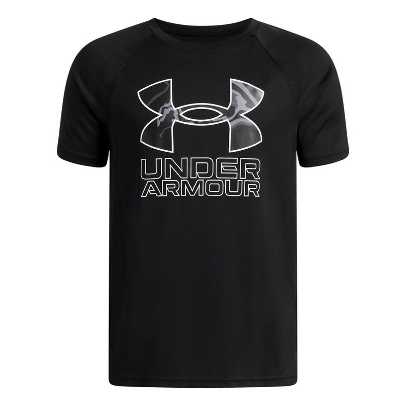 Camiseta Under Armour YLG 008 Negro Tech Hybrid
