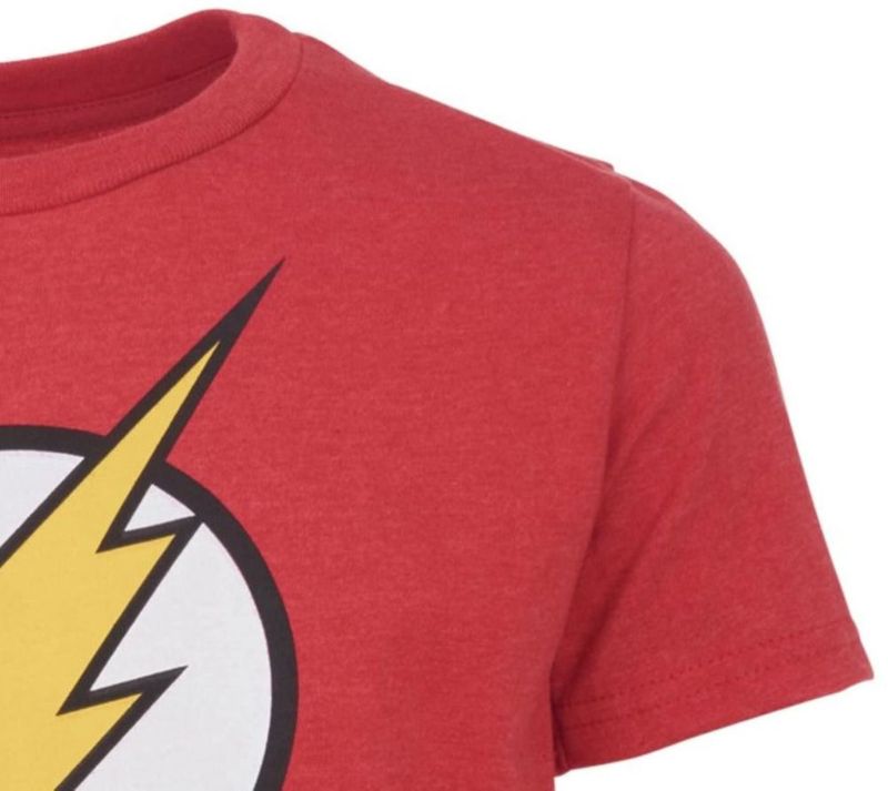 Pack de 3 camisetas DC Comics 5T gris y azul de la Liga de la Justicia