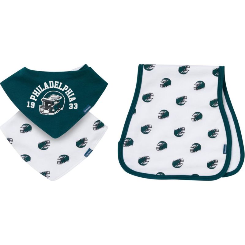 Babero de comida Gerber Eagles talla única (juego de 3)
