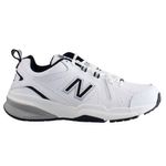 Zapatilla de entrenamiento cruzado New Balance 608 V5 Blanco/Marino (XX – Extra ancho)