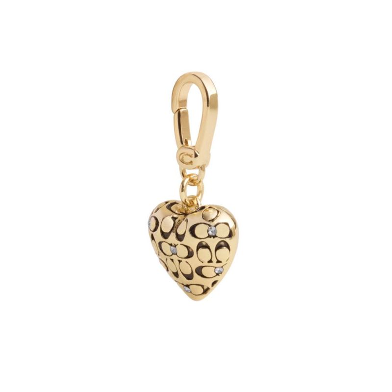 Dije Coach de 25 cm Corazón Acolchado con Firma