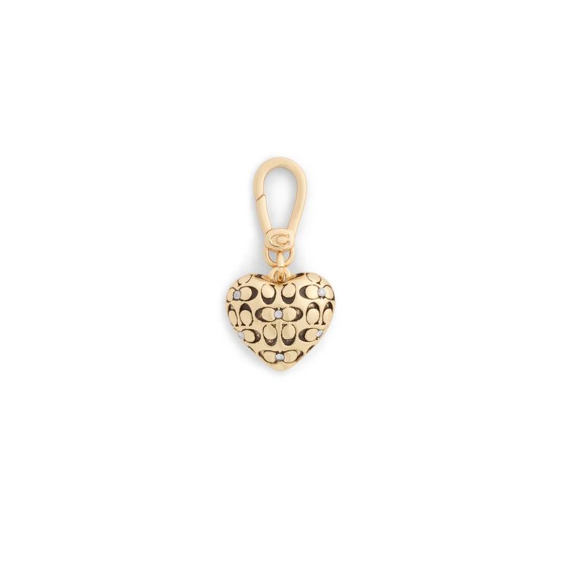 Dije Coach de 25 cm Corazón Acolchado con Firma