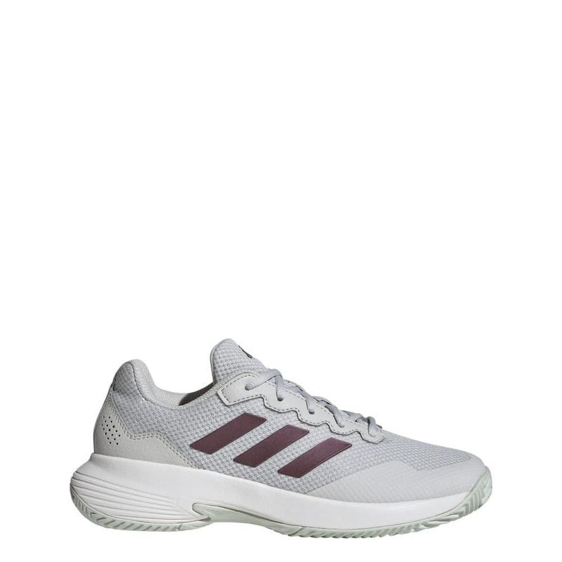 Zapatillas adidas GameCourt 2 W gris/blanco talla 11 B (M)