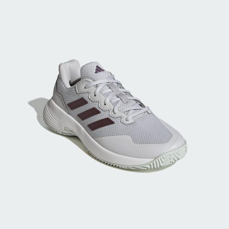 Zapatillas adidas GameCourt 2 W gris/blanco talla 11 B (M)