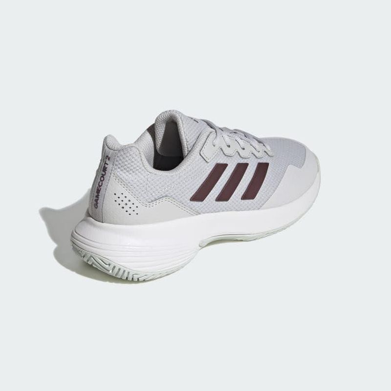 Zapatillas adidas GameCourt 2 W gris/blanco talla 11 B (M)