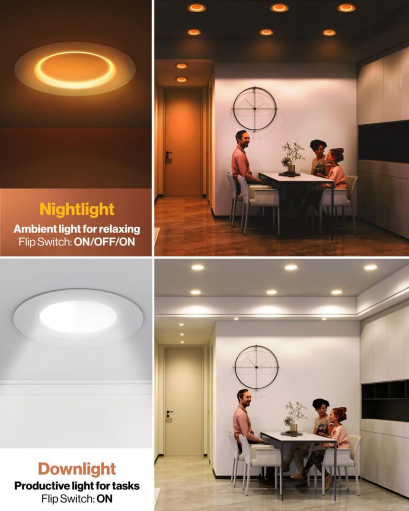 Luces LED empotradas Sunco Lighting 15 cm 5 CCT (paquete de 20)