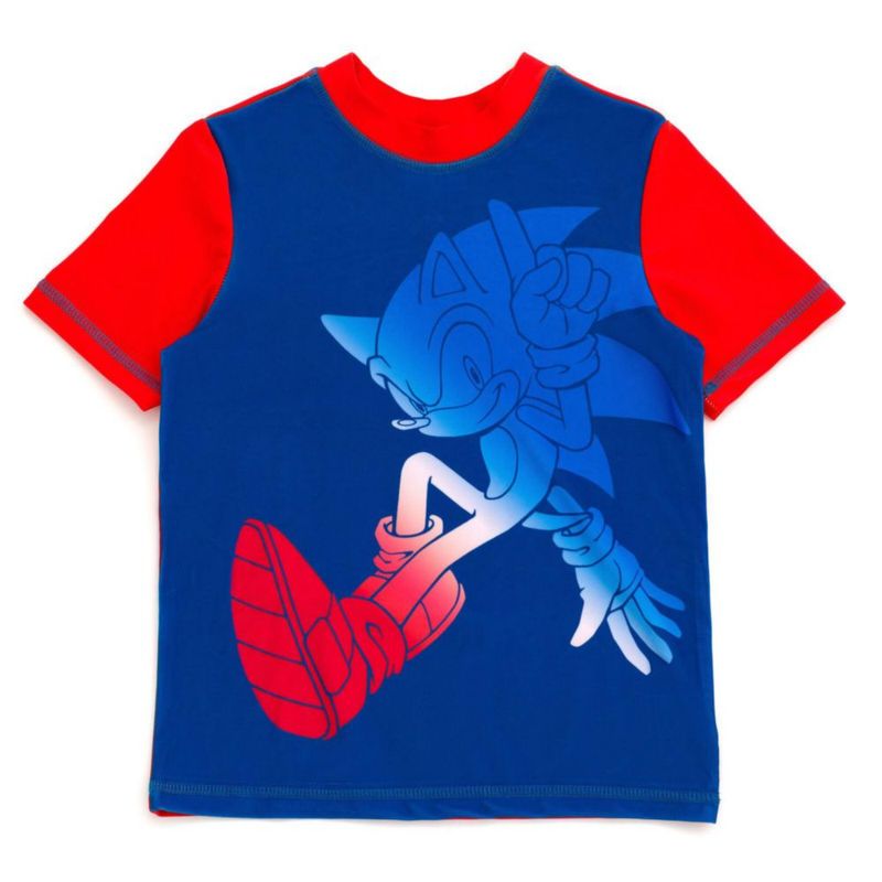 Conjunto de traje de baño SEGA Sonic de 2 piezas con degradado