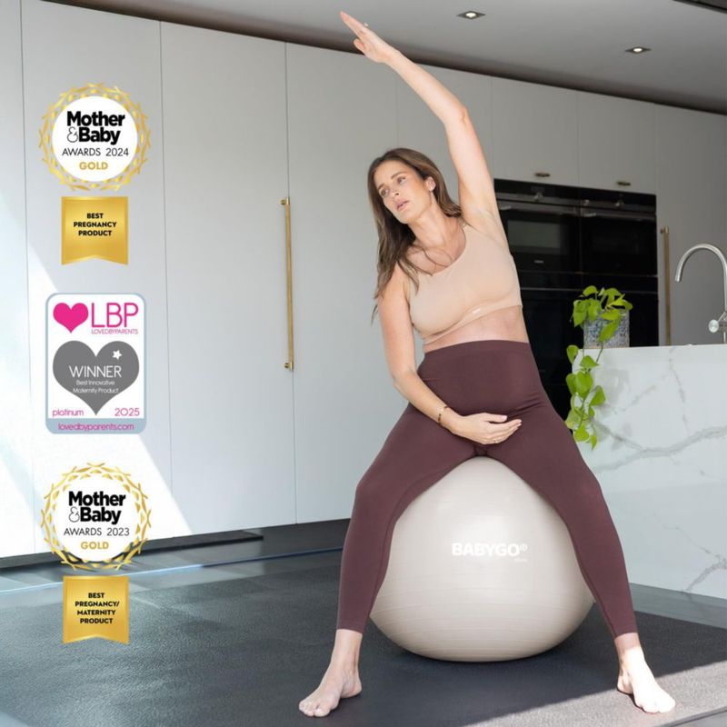 Bola de Parto BABYGO 65/75 cm con Libro Incluido