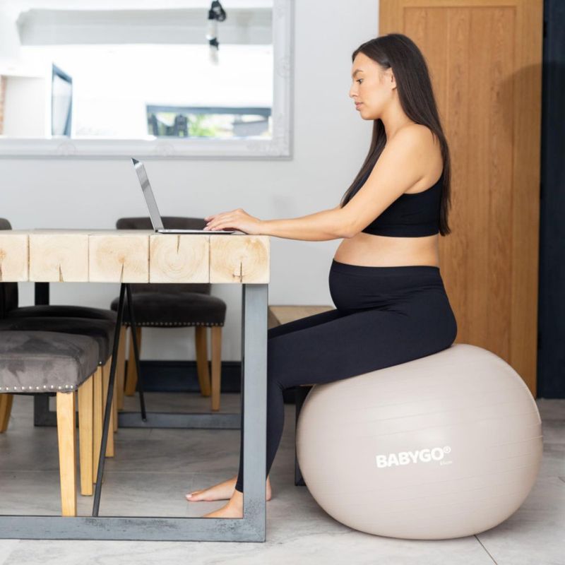 Bola de Parto BABYGO 65/75 cm con Libro Incluido