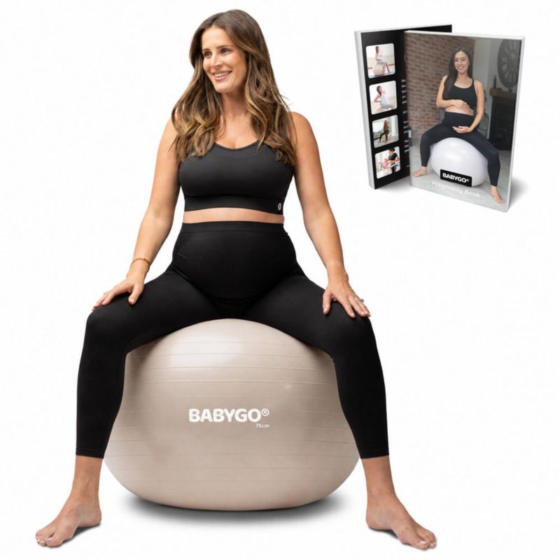 Bola de Parto BABYGO 65/75 cm con Libro Incluido