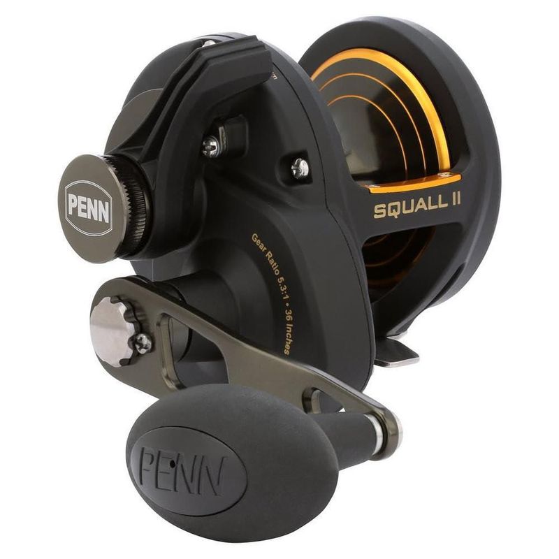 Carrete de Pesca PENN Squall II Tamaño 25 91 kg Dura‑Drag