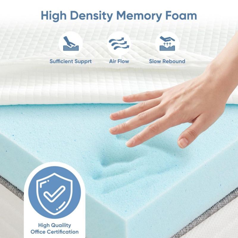 Topper de colchón DUMOS Queen 76 cm Gel refrigerante