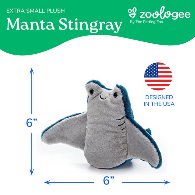 Peluche Mantarraya de 15 cm – The Petting Zoo