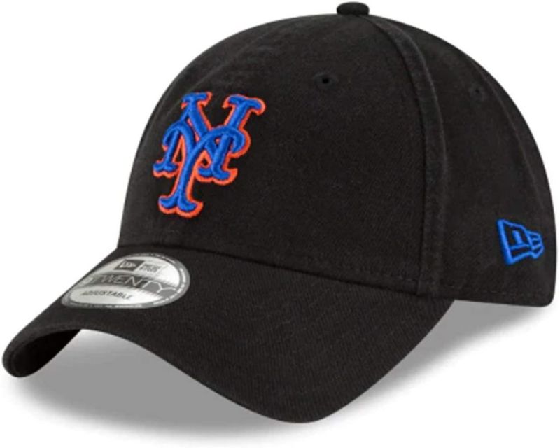 Gorra Ajustable New Era MLB Core Classic 9TWENTY Mets Negra