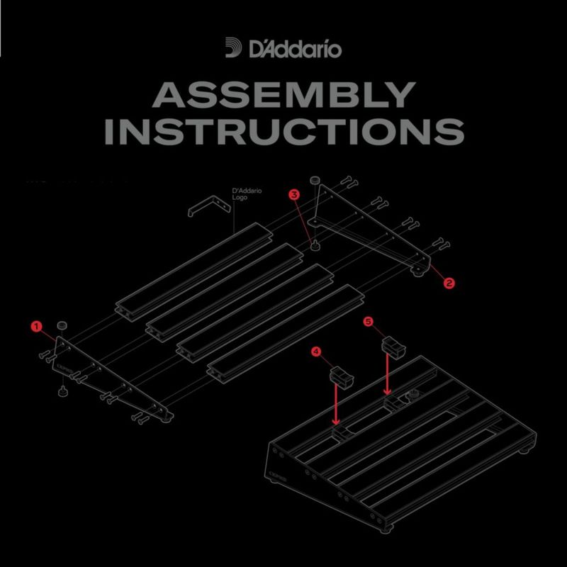 Pedalboard D'Addario XPND Core Grande Doble Fila