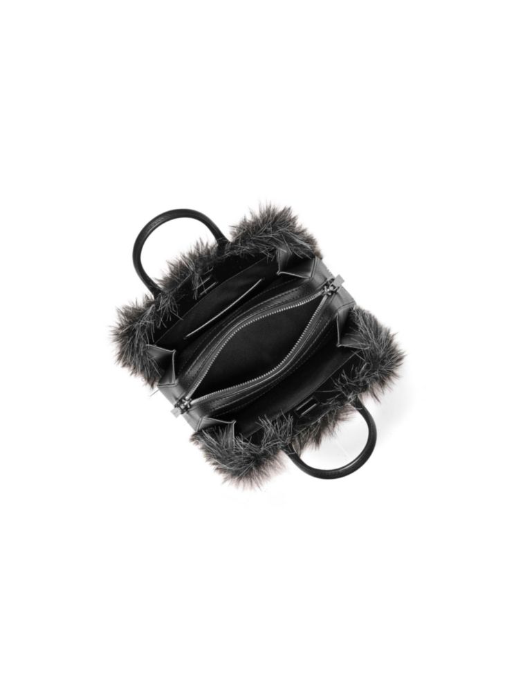Bandolera Michael Kors Laila Negra Extra Pequeña de Piel Sintética