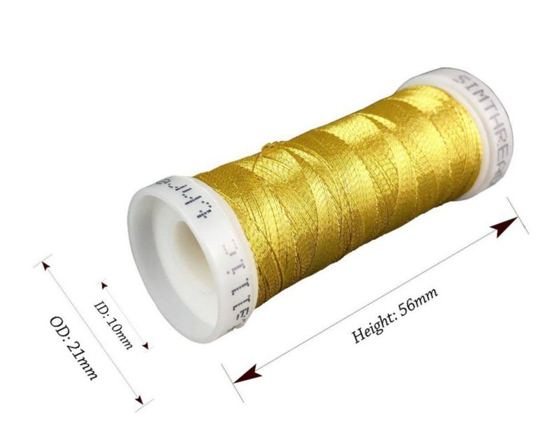Hilo metálico para bordado Simthread 200 yardas 32 colores