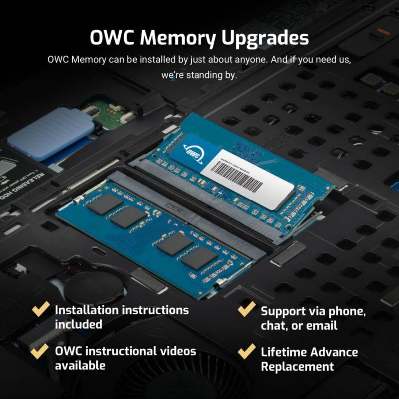Memoria RAM OWC 16 GB DDR4 2400 MHz SODIMM de 260 pines