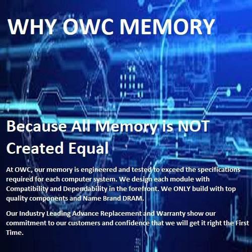 Memoria RAM OWC 16 GB DDR4 2400 MHz SODIMM de 260 pines