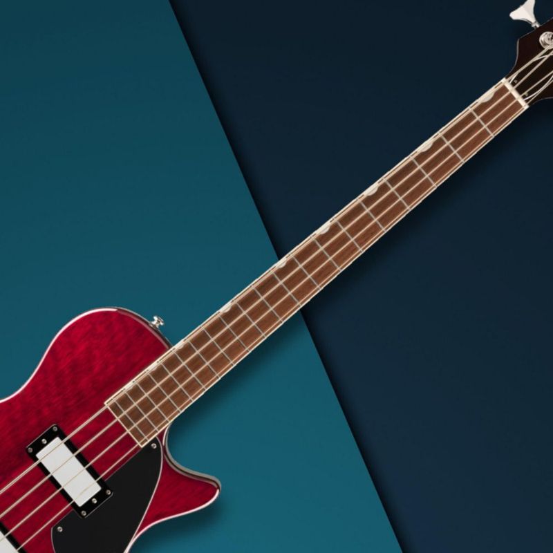 Bajo Fender Gretsch Streamliner Jet Club de 4 Cuerdas en Nogal