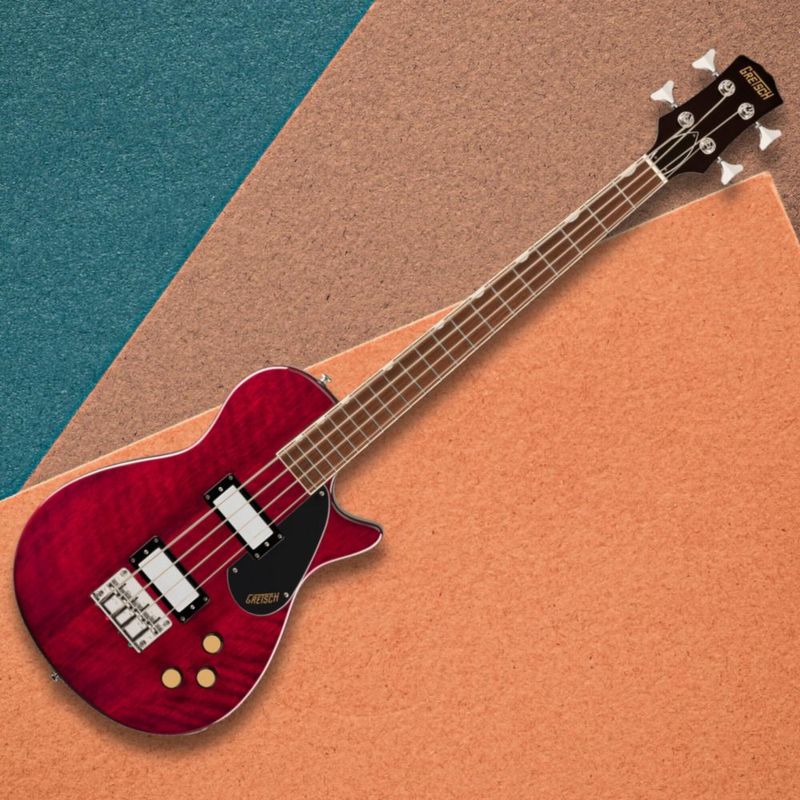 Bajo Fender Gretsch Streamliner Jet Club de 4 Cuerdas en Nogal