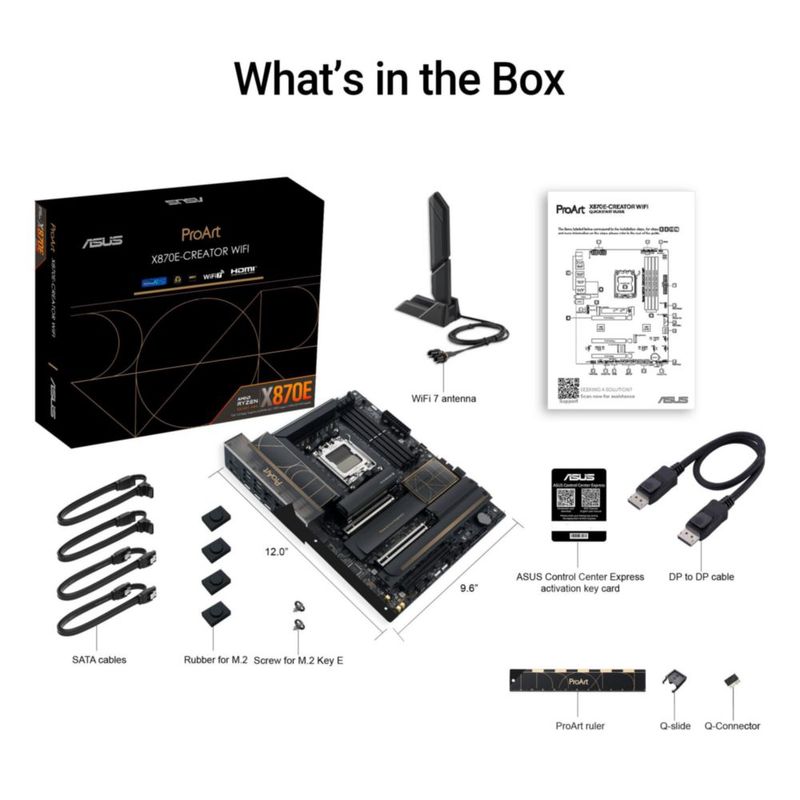 Placa madre ASUS ProArt X870E-CREATOR WiFi AMD AM5 X870E ATX