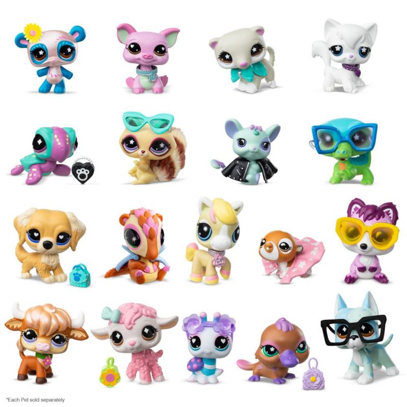 Set Coleccionable de 18 Mascotas Littlest Pet Shop Serie 5