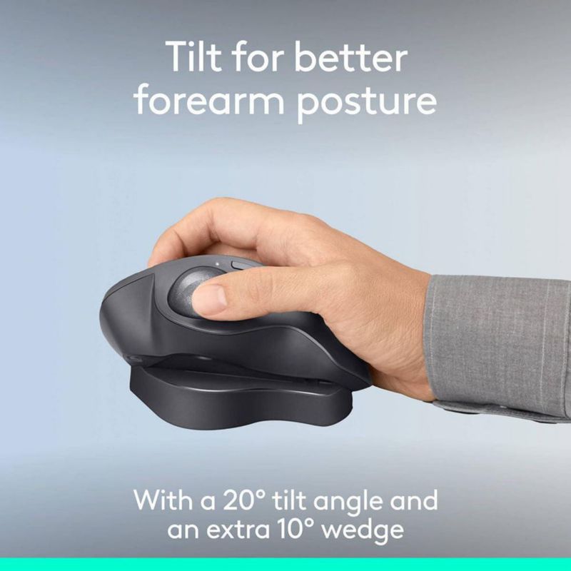Logitech MX Ergo S Plus inalámbrico con trackball