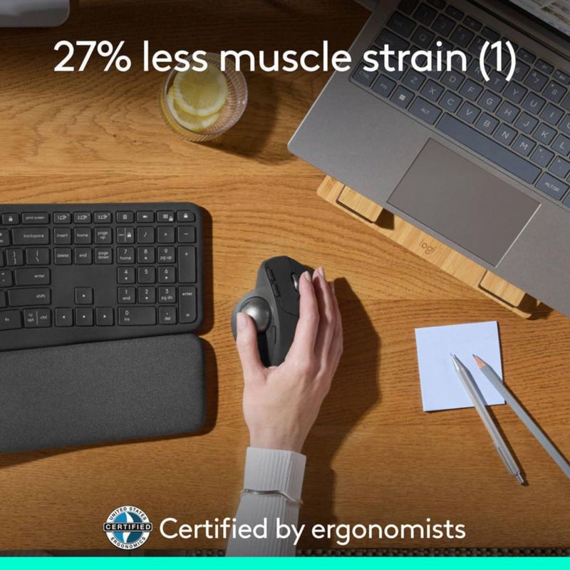 Logitech MX Ergo S Plus inalámbrico con trackball