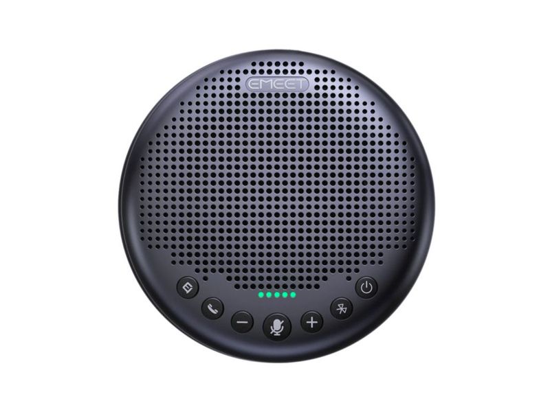 Bocina con micrófono eMeet Luna Plus 8+1 cadena en cadena para 25 personas 10 h de batería