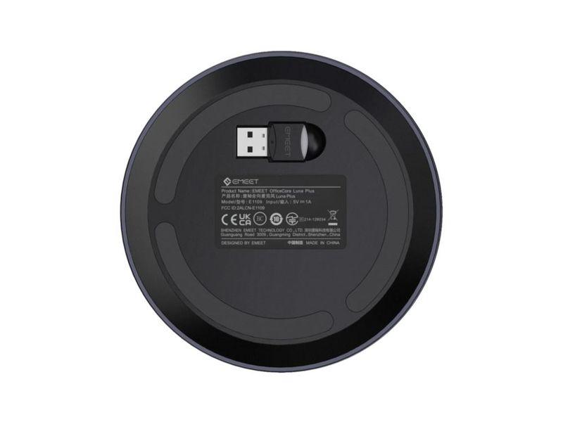 Bocina con micrófono eMeet Luna Plus 8+1 cadena en cadena para 25 personas 10 h de batería