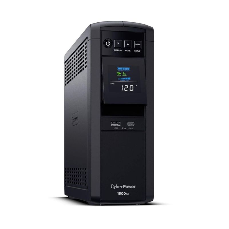 UPS CyberPower CP1500PFCLCD PFC Sinewave 1500 VA/1000 W color negro