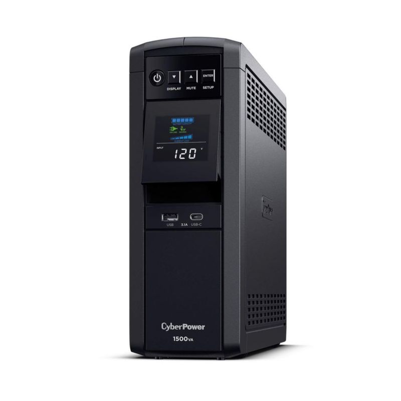 UPS CyberPower CP1500PFCLCD PFC Sinewave 1500 VA/1000 W color negro