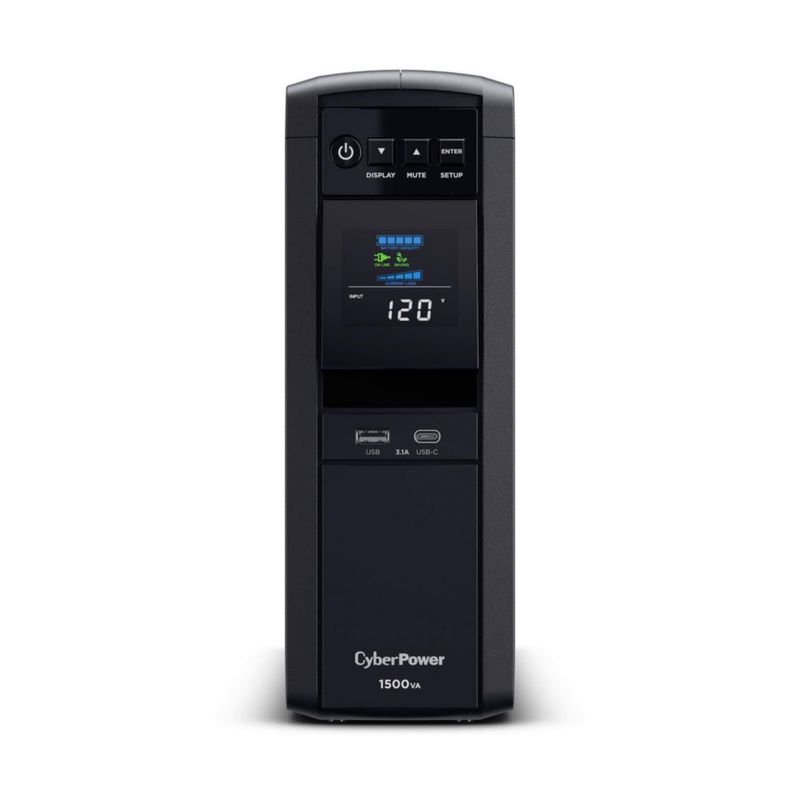 UPS CyberPower CP1500PFCLCD PFC Sinewave 1500 VA/1000 W color negro