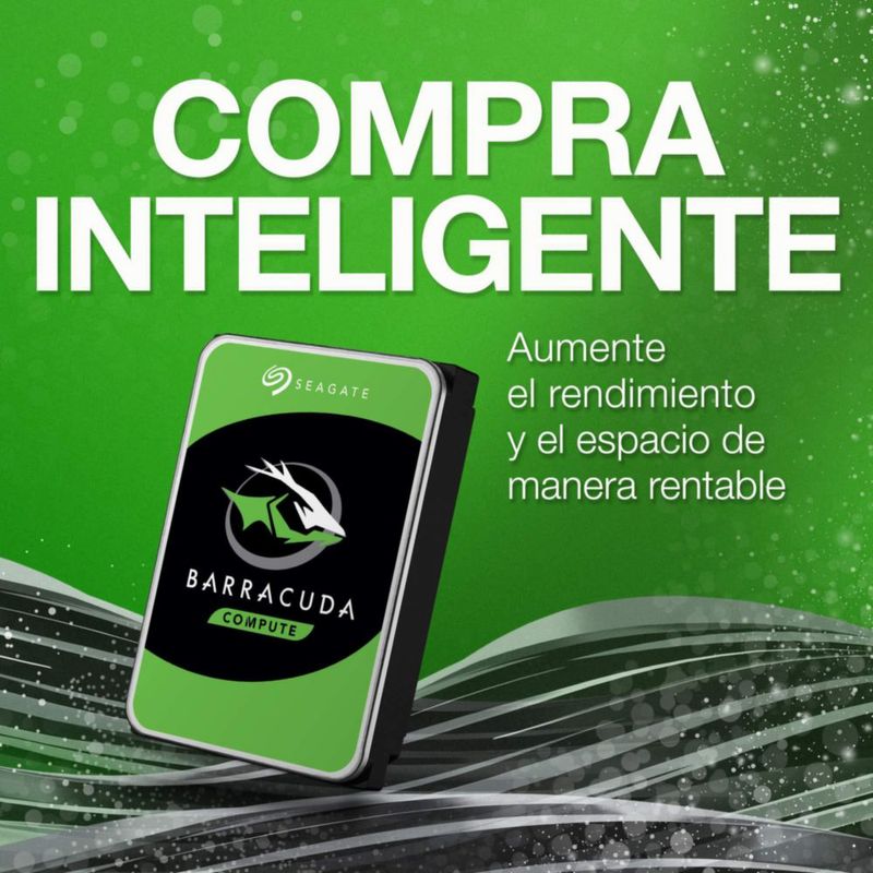 Disco duro interno Seagate BarraCuda 4 TB SATA 6 Gb/s 3.5"