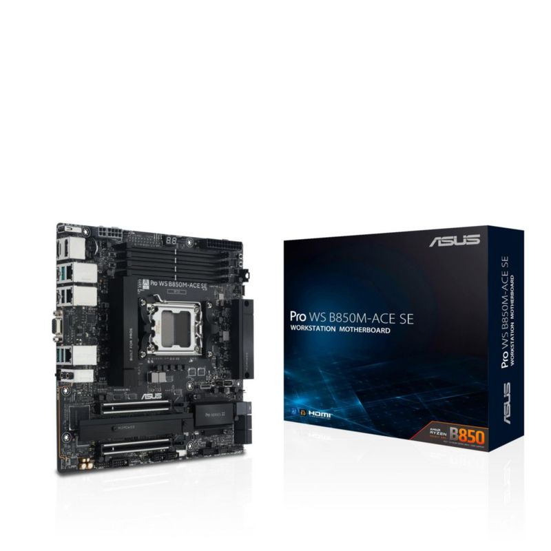 Placa base ASUS Pro WS B850M-ACE SE AM5 mATX