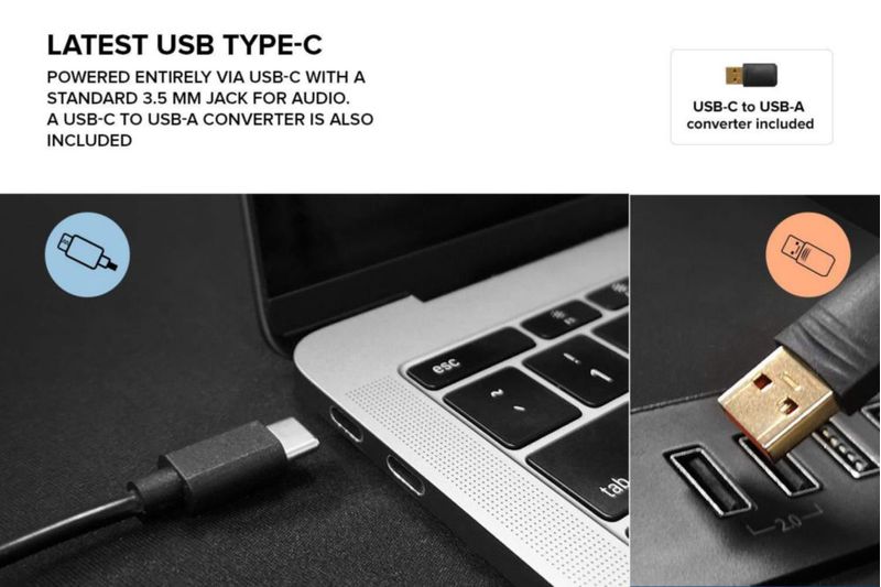 Altavoces de escritorio Creative Pebble V2 USB-C de 8 W RMS de potencia
