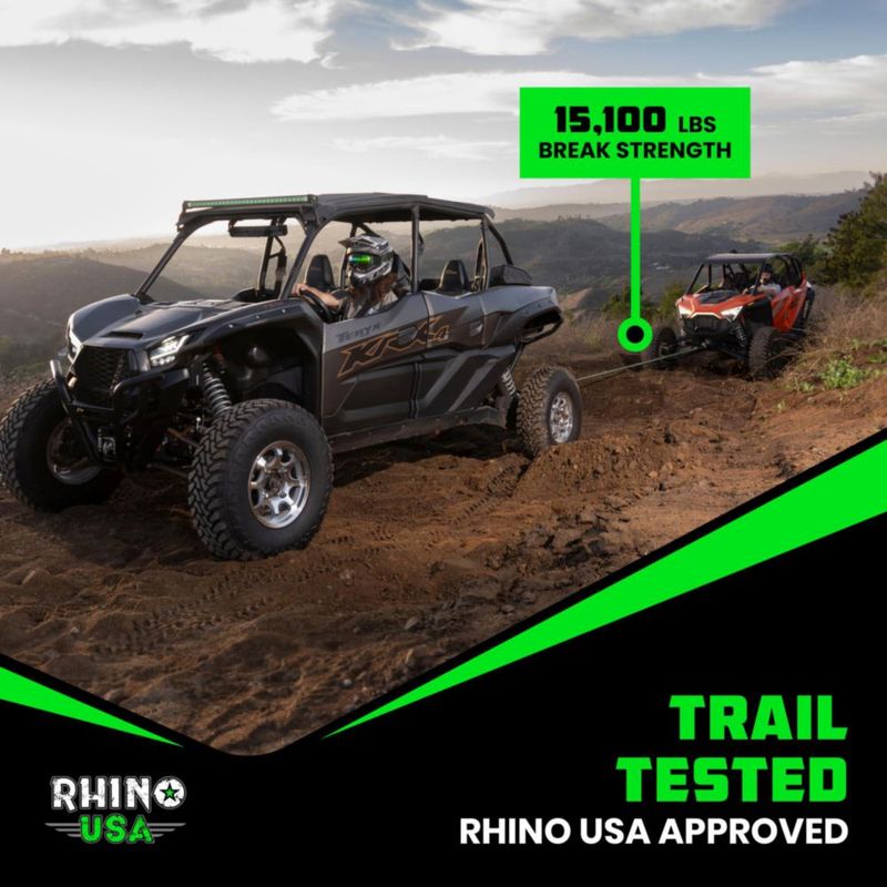 Cuerda de Recuperación Cinética Rhino USA 5/8 pulgada x 61 m 6 850 kg